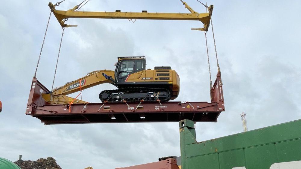 How We Ship Used Excavators from China 39 Used SANY Excavator Prepared for Overseas Shipment.jpg